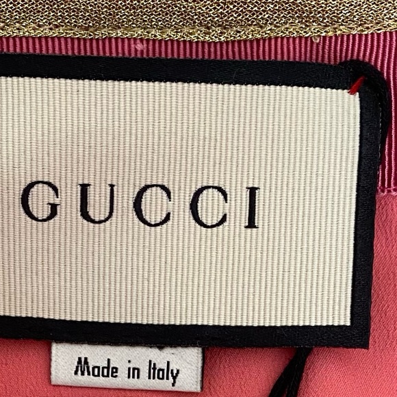 Gucci Rainbow Logo Skirt SS18 Runway Size IT38 US2 XS Raised Velvet GG pattern - Picture 11 of 14